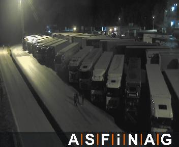A01, bei Rastplatz Walserberg, Blickrichtung LKW Stellplatz - Km 300,66