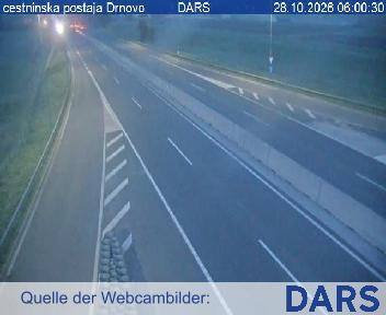 A2/E70, Ljubljana - Obrežje, Drnovo, pogled proti NM, Blickrichtung Dolenjska