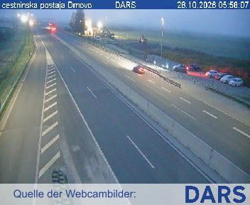 A2/E70, Ljubljana - Obrežje, Drnovo, pogled proti Obrežje, Blickrichtung Dolenjska