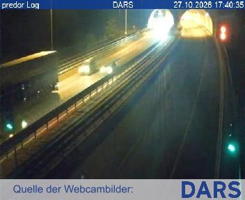 A4, Maribor - Gruškovje, pred predorom Log, proti Hrvaški, Blickrichtung Štajerska, Koroška, Prekmurje