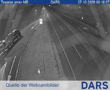 A1/E57, Maribor - Ljubljana, Tepanje, pogled proti Mariboru, Blickrichtung Štajerska, Koroška, Prekmurje