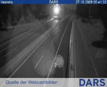 A1/E57, Maribor - Ljubljana, Vransko, vrtljiva kamera, Blickrichtung Štajerska, Koroška, Prekmurje