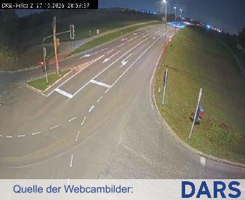 R2-411, Polica - Kranj, Polica I pri Naklem , Blickrichtung Gorenjska