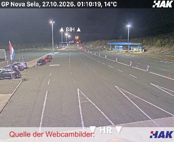 A10, BiH - Ploče, Blickrichtung beide Fahrtrichtungen