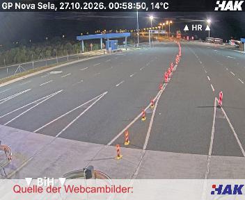 A10, BiH - Ploče, Blickrichtung beide Fahrtrichtungen