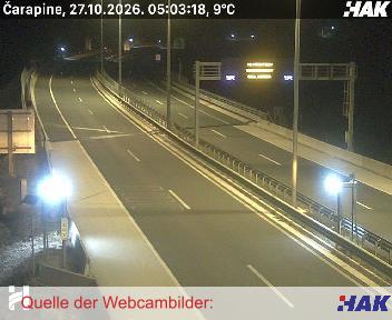 A10, BiH - Ploče, Blickrichtung beide Fahrtrichtungen