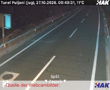 A1, Zagreb-Split-Dubrovnik, Blickrichtung beide Fahrtrichtungen