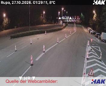 A7, Rupa-Rijeka, Blickrichtung beide Fahrtrichtungen