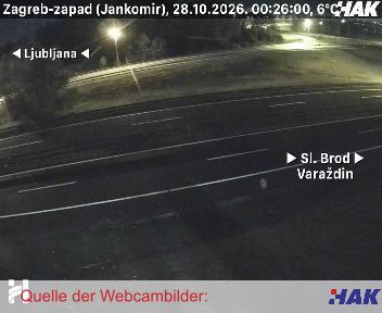 A3, Bregana-Zagreb-Lipovac, Blickrichtung beide Fahrtrichtungen