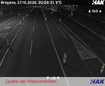 A3, Bregana-Zagreb-Lipovac, Blickrichtung beide Fahrtrichtungen