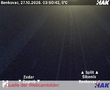 A1, Zagreb-Split-Dubrovnik, Blickrichtung beide Fahrtrichtungen