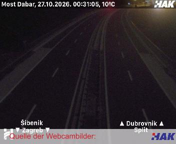 A1, Zagreb-Split-Dubrovnik, Blickrichtung beide Fahrtrichtungen