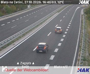 A1, Zagreb-Split-Dubrovnik, Blickrichtung beide Fahrtrichtungen