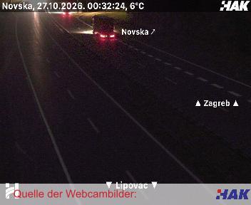 A3, Bregana-Zagreb-Lipovac, Blickrichtung beide Fahrtrichtungen