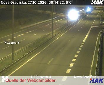 A3, Bregana-Zagreb-Lipovac, Blickrichtung beide Fahrtrichtungen