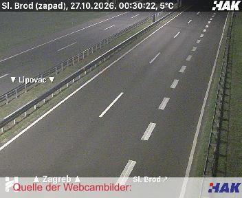 A3, Bregana-Zagreb-Lipovac, Blickrichtung beide Fahrtrichtungen