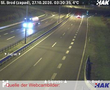 A3, Bregana-Zagreb-Lipovac, Blickrichtung beide Fahrtrichtungen