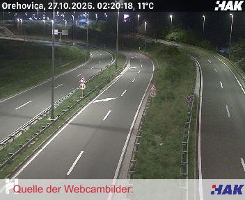 A7, Rupa-Rijeka, Blickrichtung beide Fahrtrichtungen