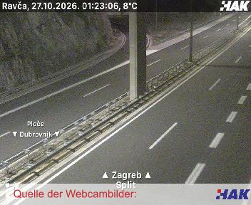 A1, Zagreb-Split-Dubrovnik, Blickrichtung beide Fahrtrichtungen