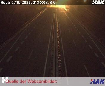 A7, Rupa-Rijeka, Blickrichtung beide Fahrtrichtungen