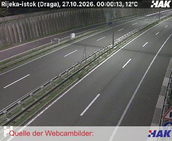 A7, Rupa-Rijeka, Blickrichtung beide Fahrtrichtungen