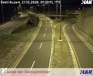 A7, Rupa-Rijeka, Blickrichtung beide Fahrtrichtungen