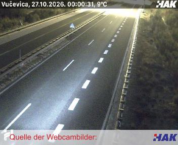 A1, Zagreb-Split-Dubrovnik, Blickrichtung beide Fahrtrichtungen