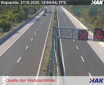 A1, Zagreb-Split-Dubrovnik, Blickrichtung beide Fahrtrichtungen