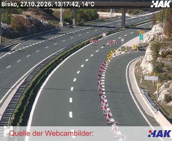 A1, Zagreb-Split-Dubrovnik, Blickrichtung beide Fahrtrichtungen