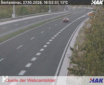 A1, Zagreb-Split-Dubrovnik, Blickrichtung beide Fahrtrichtungen
