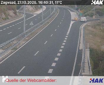 A1, Zagreb-Split-Dubrovnik, Blickrichtung beide Fahrtrichtungen