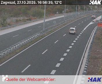 A1, Zagreb-Split-Dubrovnik, Blickrichtung beide Fahrtrichtungen