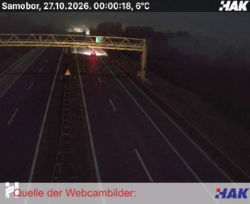 A3, Bregana-Zagreb-Lipovac, Blickrichtung beide Fahrtrichtungen