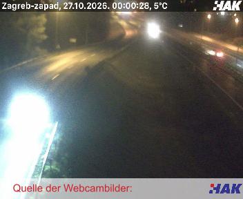 A3, Bregana-Zagreb-Lipovac, Blickrichtung beide Fahrtrichtungen