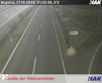 A3, Bregana-Zagreb-Lipovac, Blickrichtung beide Fahrtrichtungen