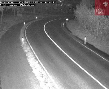 B164, Hochfilzen Rchtg. Fieberbrunn, Blickrichtung Fieberbrunn