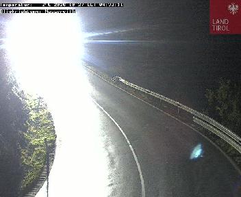 B179, Hinterseeberkurve Rchtg. Fernpass, Blickrichtung Fernpass