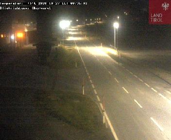 B186, Untergurgl Rchtg. Obergurgl, Blickrichtung Obergurgl