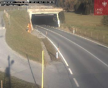 B188, B188: km 27,00: Graf-Bärental West: Richtg. Ischgl, Blickrichtung Ischgl