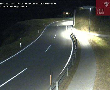B198, Lechtalstraße Lechleiten Rchtg. Warth, Blickrichtung Warth