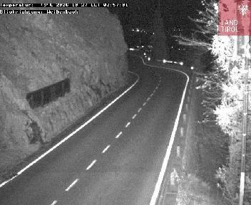 B199, Gaichtpass Rchtg. Weißenbach, Blickrichtung Weißenbach