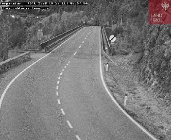 B199, Gaichtpass Rchtg. Tannheim, Blickrichtung Tannheim